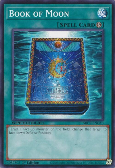 Image for Book of Moon (Speed Duel: Battle City Finals) (SBC2-ENG13) - YuGiOh