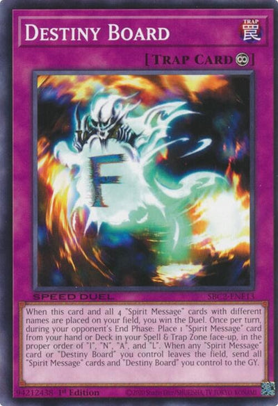 Image for Destiny Board (Speed Duel: Battle City Finals) (SBC2-ENE13) - YuGiOh