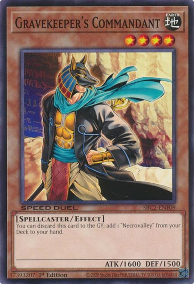 Image for Gravekeeper's Commandant (Speed Duel: Battle City Finals) (SBC2-ENF09) - YuGiOh
