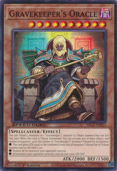 Image for Gravekeeper's Oracle (Speed Duel: Battle City Finals) (SBC2-ENF13) - YuGiOh