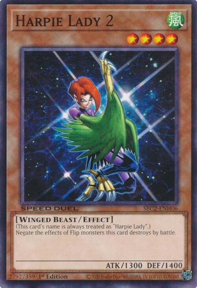Image for Harpie Lady 2 (Speed Duel: Battle City Finals) (SBC2-ENH06) - YuGiOh
