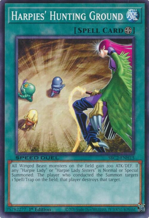 Image for Harpies' Hunting Ground (Speed Duel: Battle City Finals) (SBC2-ENH15) - YuGiOh