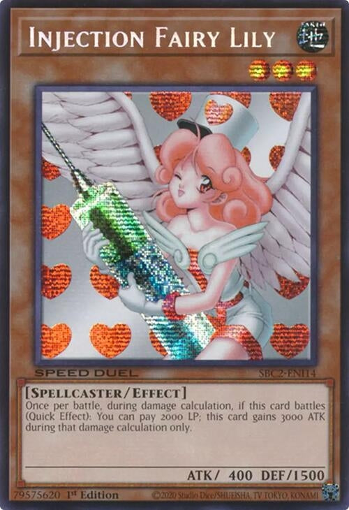 Image for Injection Fairy Lily (PSR) (Speed Duel: Battle City Finals) (SBC2-ENI14) - YuGiOh