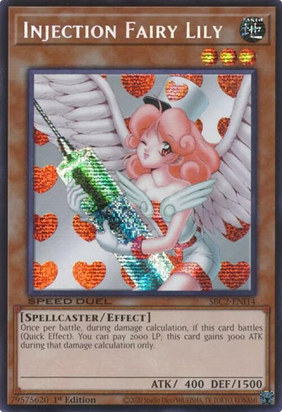 Image for Injection Fairy Lily (PSR) (Speed Duel: Battle City Finals) (SBC2-ENI14) - YuGiOh