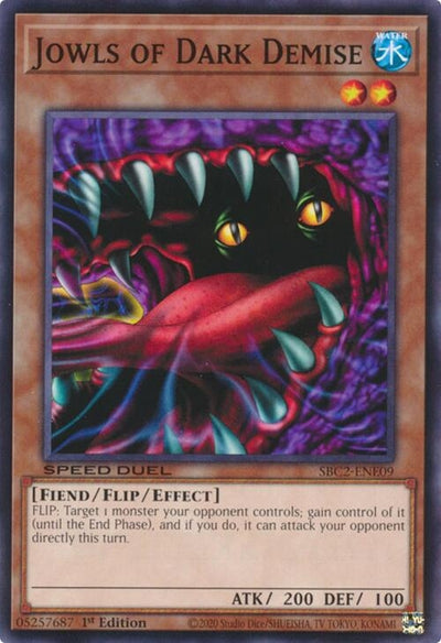 Image for Jowls of Dark Demise (Speed Duel: Battle City Finals) (SBC2-ENE09) - YuGiOh