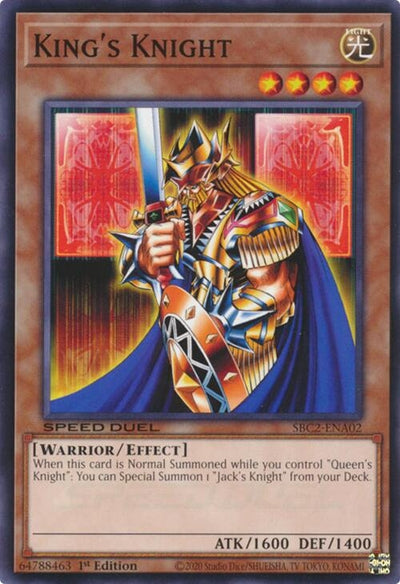 Image for King's Knight (Speed Duel: Battle City Finals) (SBC2-ENA02) - YuGiOh