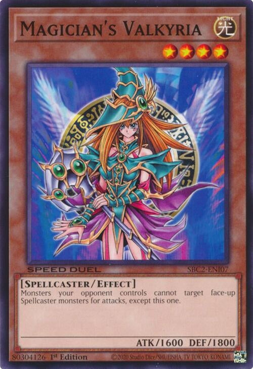 Image for Magician's Valkyria (Speed Duel: Battle City Finals) (SBC2-ENI07) - YuGiOh