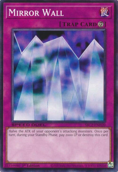 Image for Mirror Wall (Speed Duel: Battle City Finals) (SBC2-ENH20) - YuGiOh