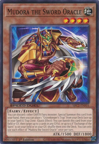 Image for Mudora the Sword Oracle (Speed Duel: Battle City Finals) (SBC2-ENF01) - YuGiOh