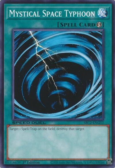 Image for Mystical Space Typhoon (Speed Duel: Battle City Finals) (SBC2-ENG12) - YuGiOh