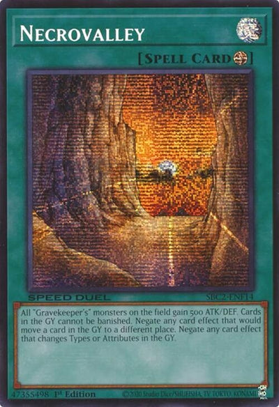 Image for Necrovalley (PSR) (Speed Duel: Battle City Finals) (SBC2-ENF14) - YuGiOh
