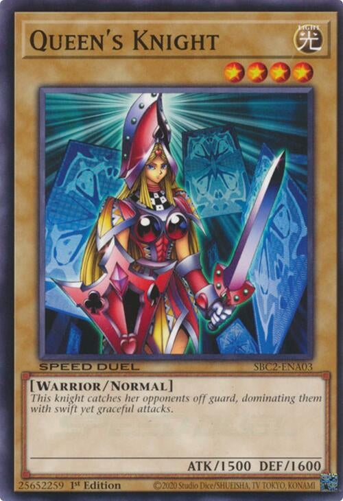 Image for Queen's Knight (Speed Duel: Battle City Finals) (SBC2-ENA03) - YuGiOh