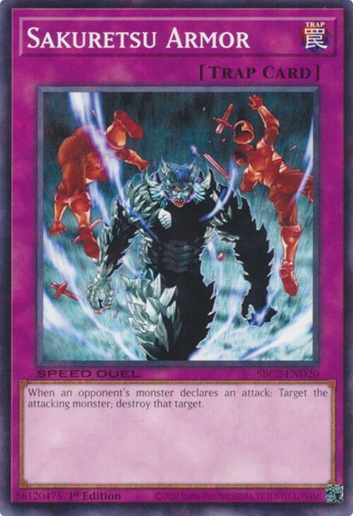 Image for Sakuretsu Armor (Speed Duel: Battle City Finals) (SBC2-END20) - YuGiOh