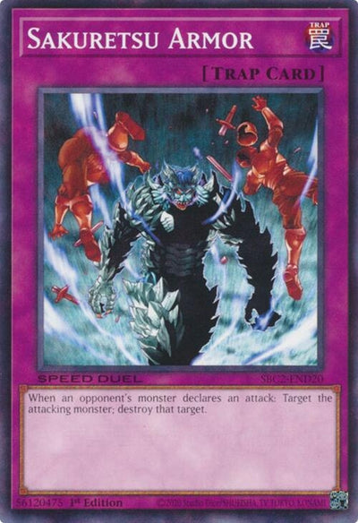 Image for Sakuretsu Armor (Speed Duel: Battle City Finals) (SBC2-END20) - YuGiOh