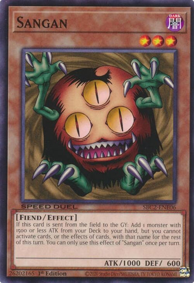 Image for Sangan (Speed Duel: Battle City Finals) (SBC2-ENE06) - YuGiOh