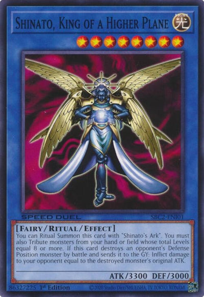 Image for Shinato, King of a Higher Plane (Speed Duel: Battle City Finals) (SBC2-ENI01) - YuGiOh