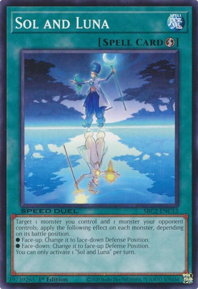 Image for Sol and Luna (Speed Duel: Battle City Finals) (SBC2-ENC12) - YuGiOh