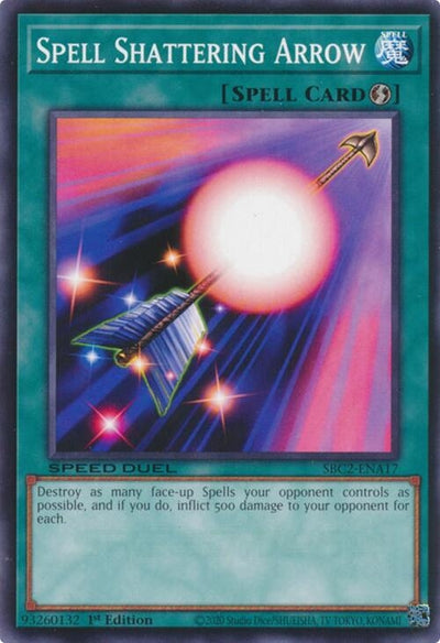 Image for Spell Shattering Arrow (Speed Duel: Battle City Finals) (SBC2-ENA17) - YuGiOh