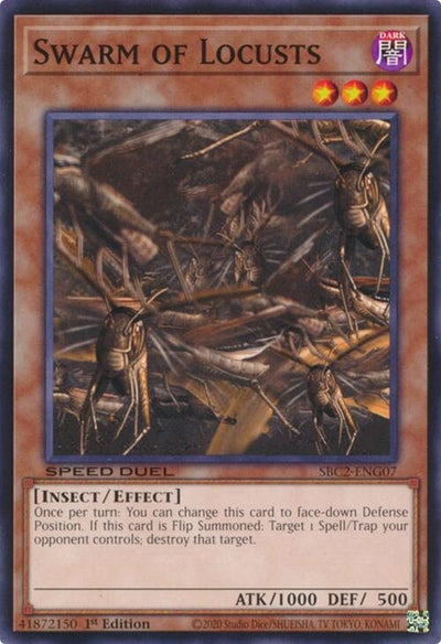 Image for Swarm of Locusts (Speed Duel: Battle City Finals) (SBC2-ENG07) - YuGiOh