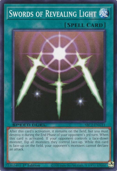 Image for Swords of Revealing Light (SBC2-ENG11) (Speed Duel: Battle City Finals) (SBC2-ENG11) - YuGiOh
