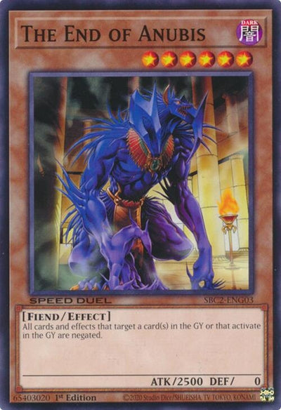 Image for The End of Anubis (Speed Duel: Battle City Finals) (SBC2-ENG03) - YuGiOh
