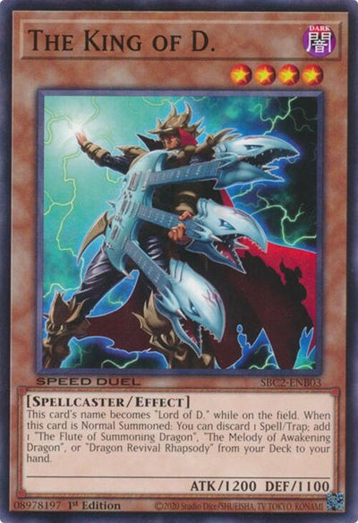 Image for The King of D. (Speed Duel: Battle City Finals) (SBC2-ENB03) - YuGiOh