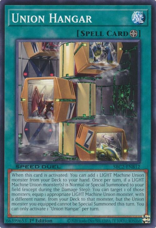 Image for Union Hangar (Speed Duel: Battle City Finals) (SBC2-ENB12) - YuGiOh