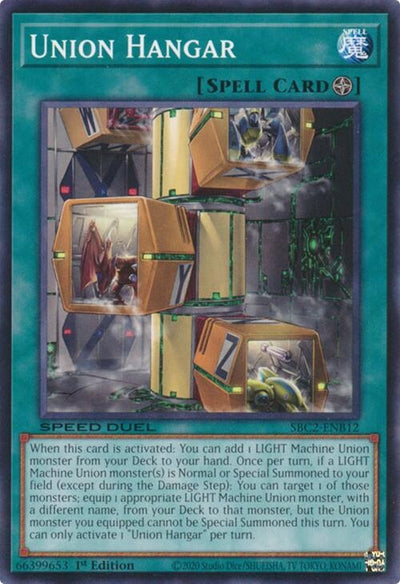 Image for Union Hangar (Speed Duel: Battle City Finals) (SBC2-ENB12) - YuGiOh