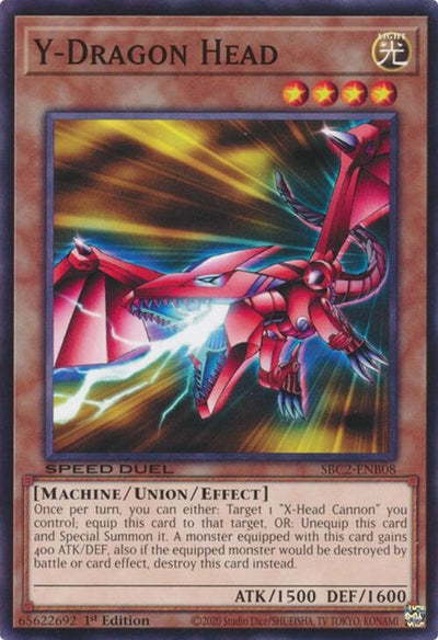 Image for Y-Dragon Head (Speed Duel: Battle City Finals) (SBC2-ENB08) - YuGiOh