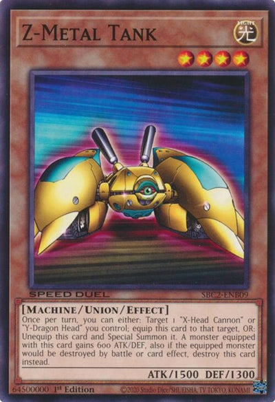 Image for Z-Metal Tank (Speed Duel: Battle City Finals) (SBC2-ENB09) - YuGiOh