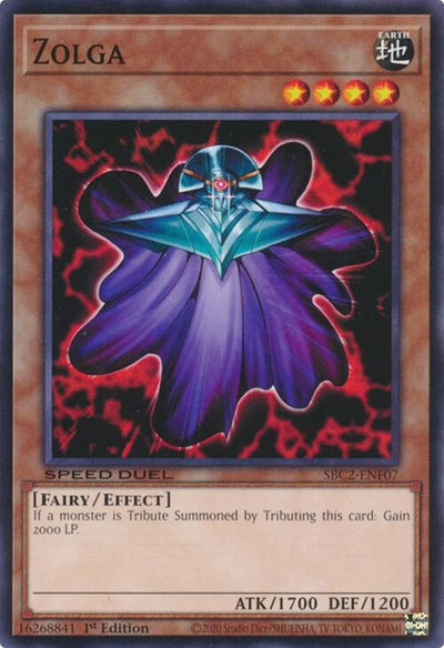 Image for Zolga (Speed Duel: Battle City Finals) (SBC2-ENF07) - YuGiOh