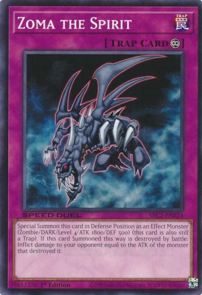 Image for Zoma the Spirit (Speed Duel: Battle City Finals) (SBC2-ENE24) - YuGiOh