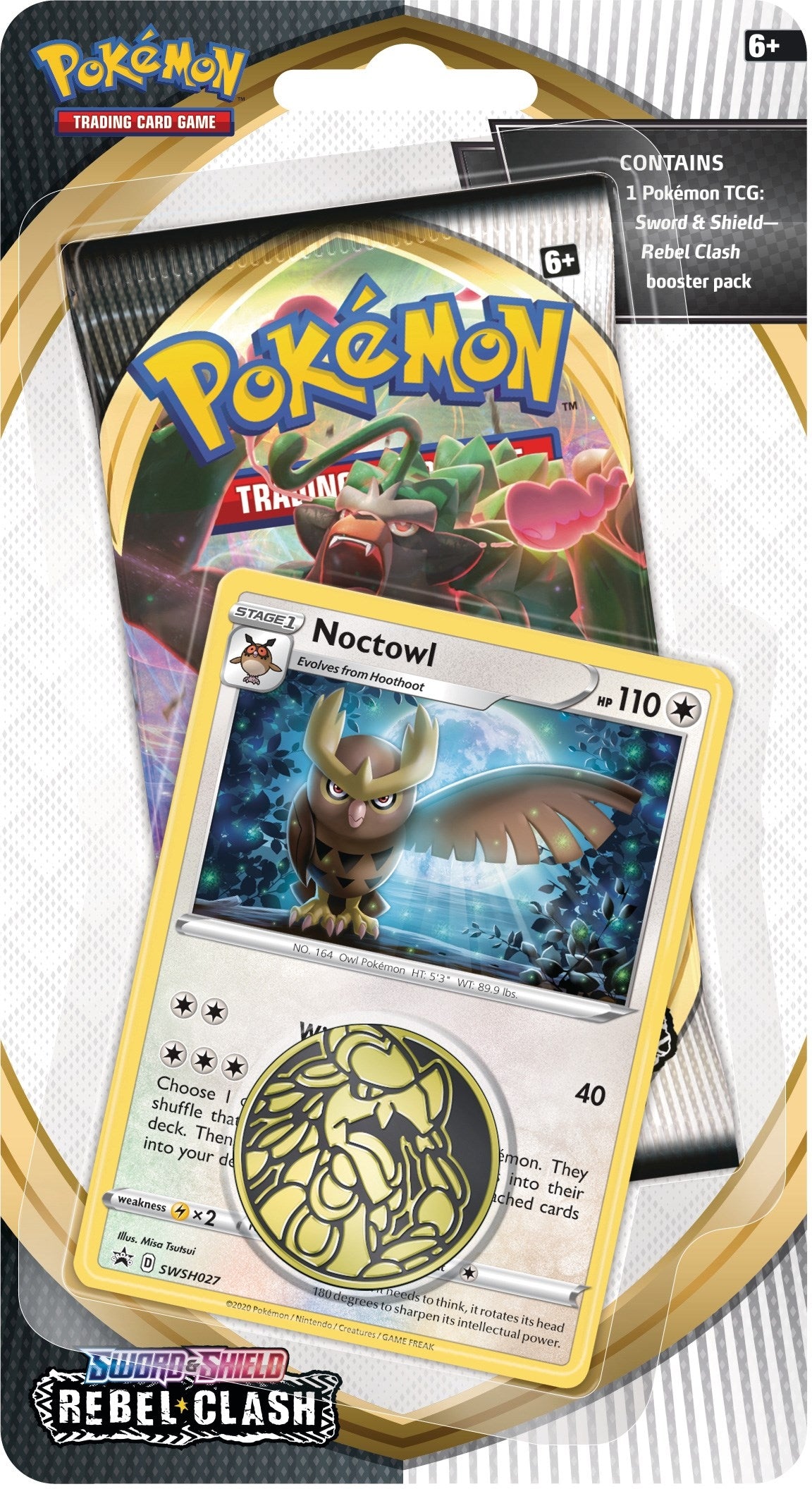 Rebel Clash Single Pack Blister [Noctowl] (SWSH02)