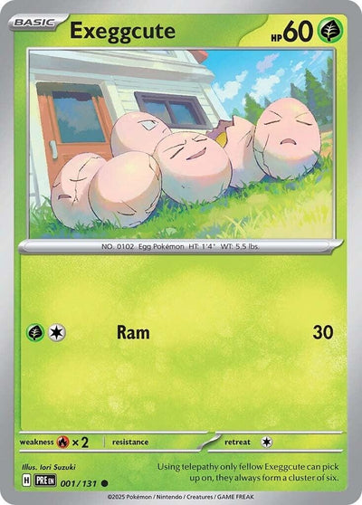 Image for Exeggcute (SV: Prismatic Evolutions) (001/131) - Pokemon