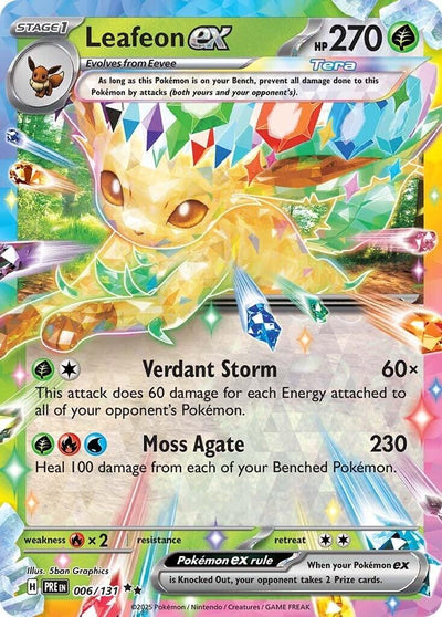 Image for Leafeon ex (SV: Prismatic Evolutions) (006/131) - Pokemon