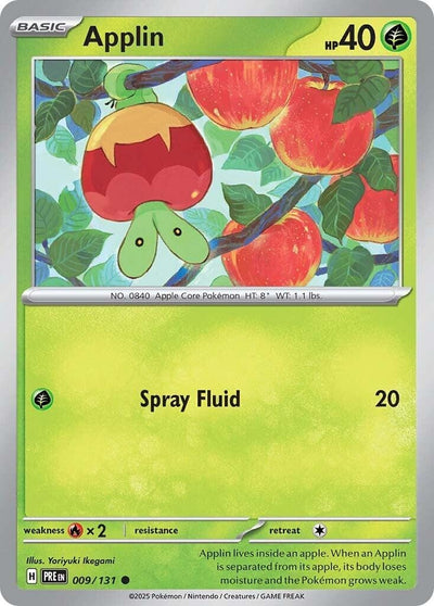 Image for Applin (SV: Prismatic Evolutions) (009/131) - Pokemon
