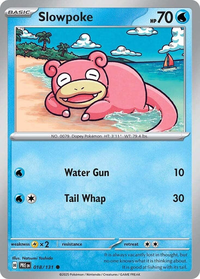 Image for Slowpoke (SV: Prismatic Evolutions) (018/131) - Pokemon