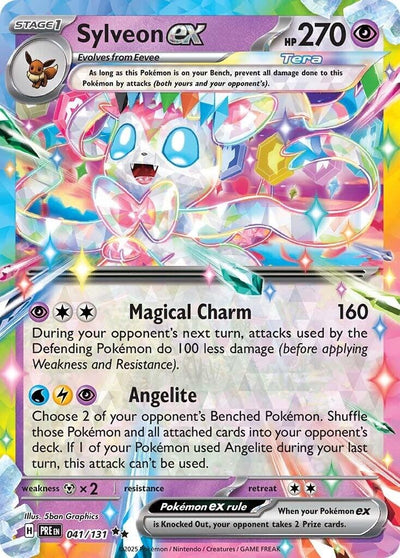 Image for Sylveon ex (SV: Prismatic Evolutions) (041/131) - Pokemon