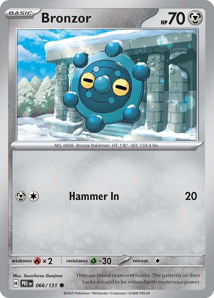 Image for Bronzor (SV: Prismatic Evolutions) (066/131) - Pokemon