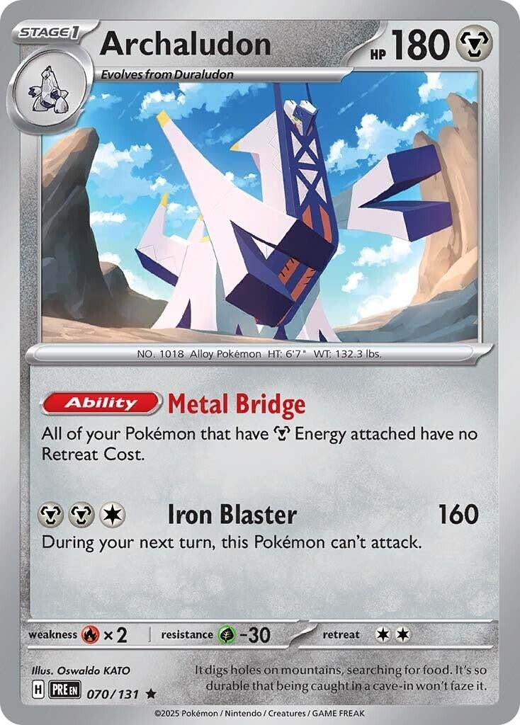 Image for Archaludon (SV: Prismatic Evolutions) (070/131) - Pokemon