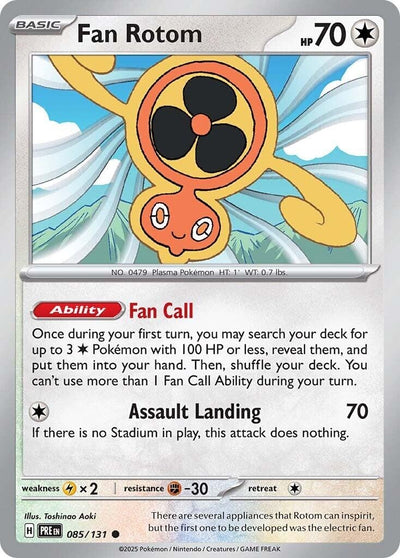 Image for Fan Rotom (SV: Prismatic Evolutions) (085/131) - Pokemon