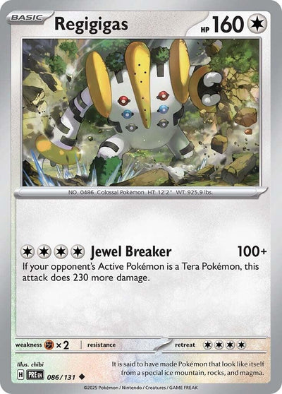 Image for Regigigas (SV: Prismatic Evolutions) (086/131) - Pokemon