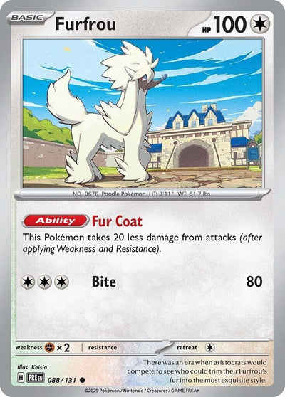 Image for Furfrou (SV: Prismatic Evolutions) (088/131) - Pokemon