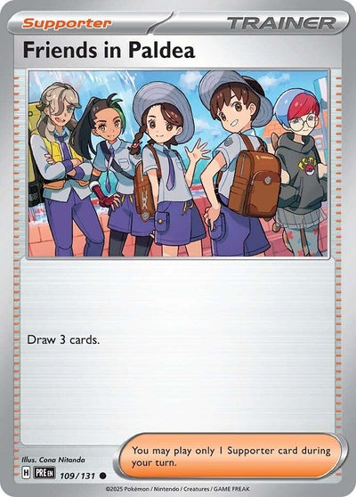 Image for Friends in Paldea (SV: Prismatic Evolutions) (109/131) - Pokemon