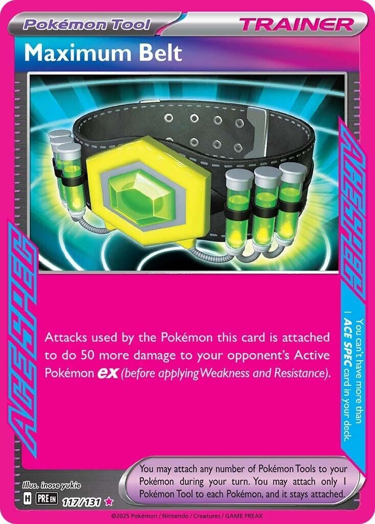 Image for Maximum Belt (SV: Prismatic Evolutions) (117/131) - Pokemon