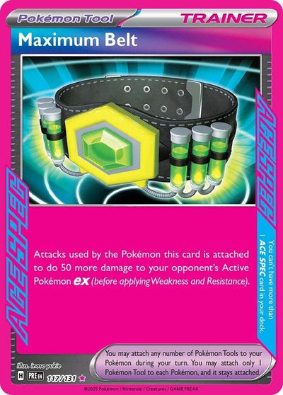 Image for Maximum Belt (SV: Prismatic Evolutions) (117/131) - Pokemon
