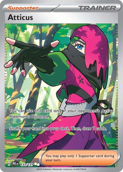 Image for Atticus (SV: Prismatic Evolutions) (133/131) - Pokemon
