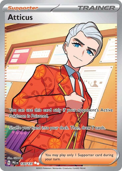Image for Atticus (SV: Prismatic Evolutions) (134/131) - Pokemon