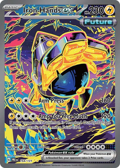 Image for Iron Hands ex (SV: Prismatic Evolutions) (154/131) - Pokemon