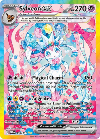 Image for Sylveon ex (SV: Prismatic Evolutions) (156/131) - Pokemon